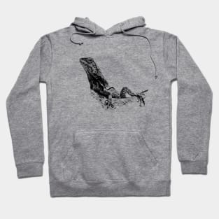 Frilled-neck lizard Hoodie